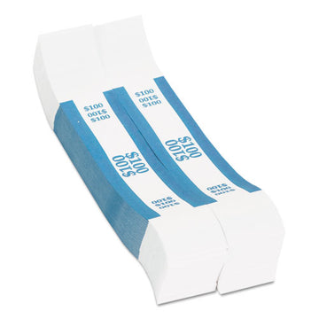 Pap-R Products Currency Straps, Blue, $100 In Dollar Bills, 1000 Bands-pack freeshipping - TVN Wholesale